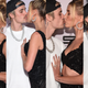 Image for article titled Justin Bieber Just Really Loves Kissing His Wife